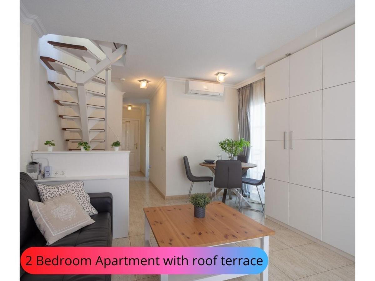 Desirable Rooftop Terrace , 2 Bedroom Apartment With Wifi In Costa Adeje Callao Salvaje Exteriér fotografie