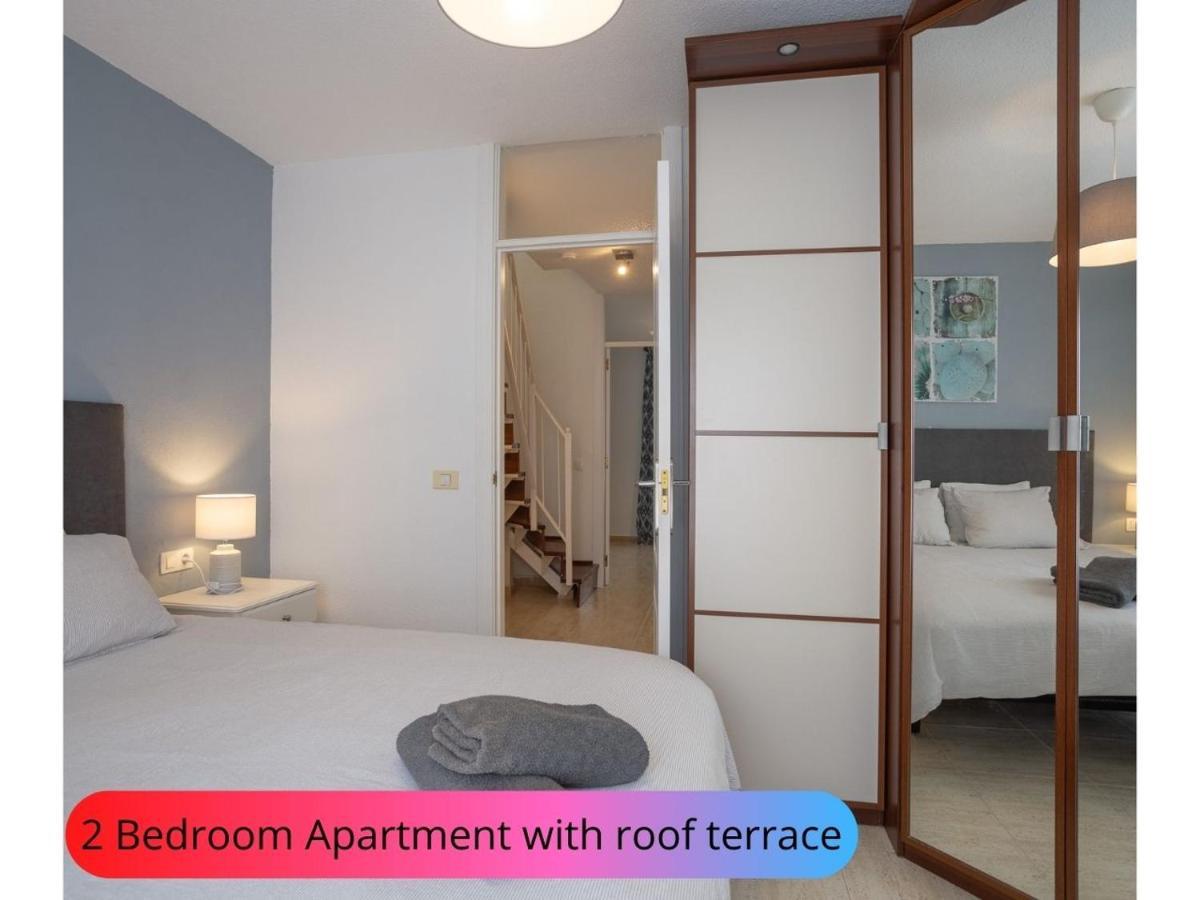 Desirable Rooftop Terrace , 2 Bedroom Apartment With Wifi In Costa Adeje Callao Salvaje Exteriér fotografie