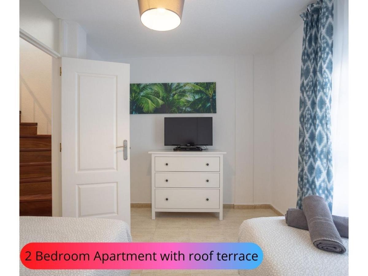 Desirable Rooftop Terrace , 2 Bedroom Apartment With Wifi In Costa Adeje Callao Salvaje Exteriér fotografie
