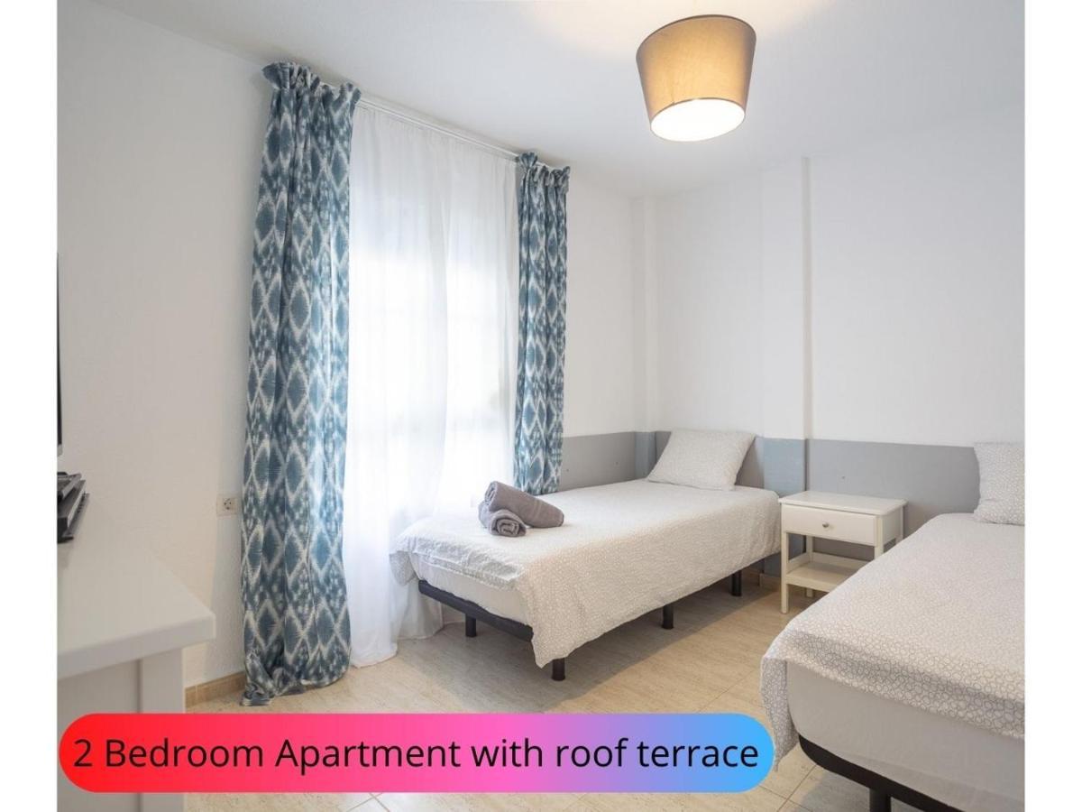 Desirable Rooftop Terrace , 2 Bedroom Apartment With Wifi In Costa Adeje Callao Salvaje Exteriér fotografie
